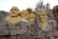 Not sure why Mt Rushmore is in a Danish park